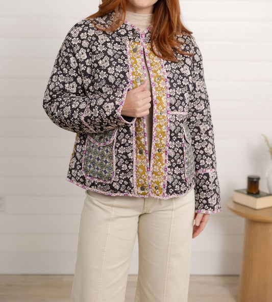 Mystree - Mixed Media Quilted Jacket