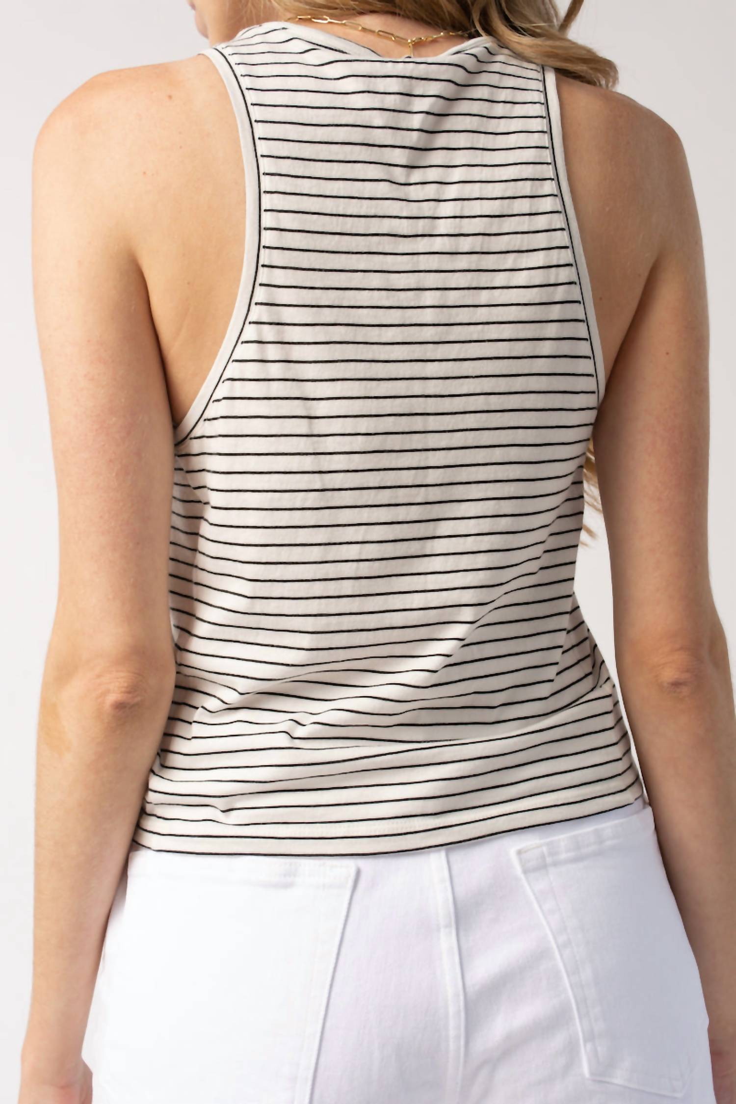 Frame - Le High Racer Striped Tank