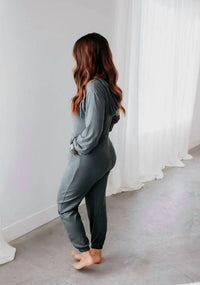 Mono B - Marty Hooded Lounge Jumpsuit