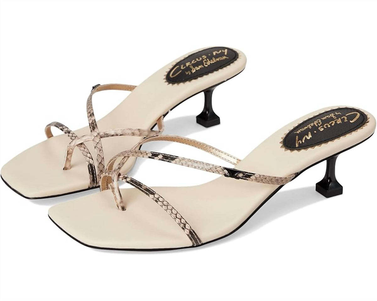 Circus.Ny - Women's Juliet Strappy Kitten-heel Dress Sandals