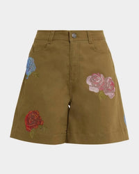 Cinq A Sept - Heatset Roses Betsy Shorts