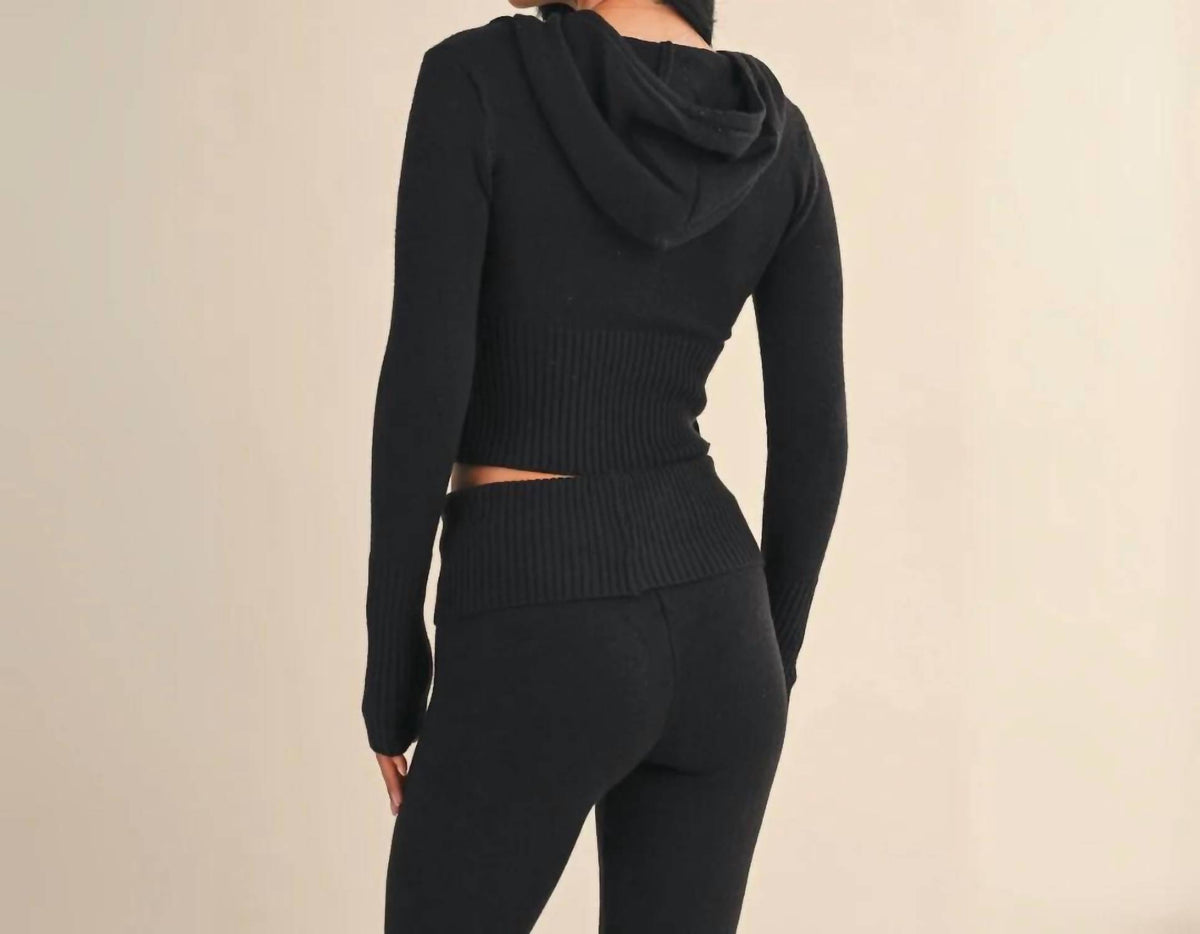 Kimberly C - Stella Knit Zip Up Hoodie
