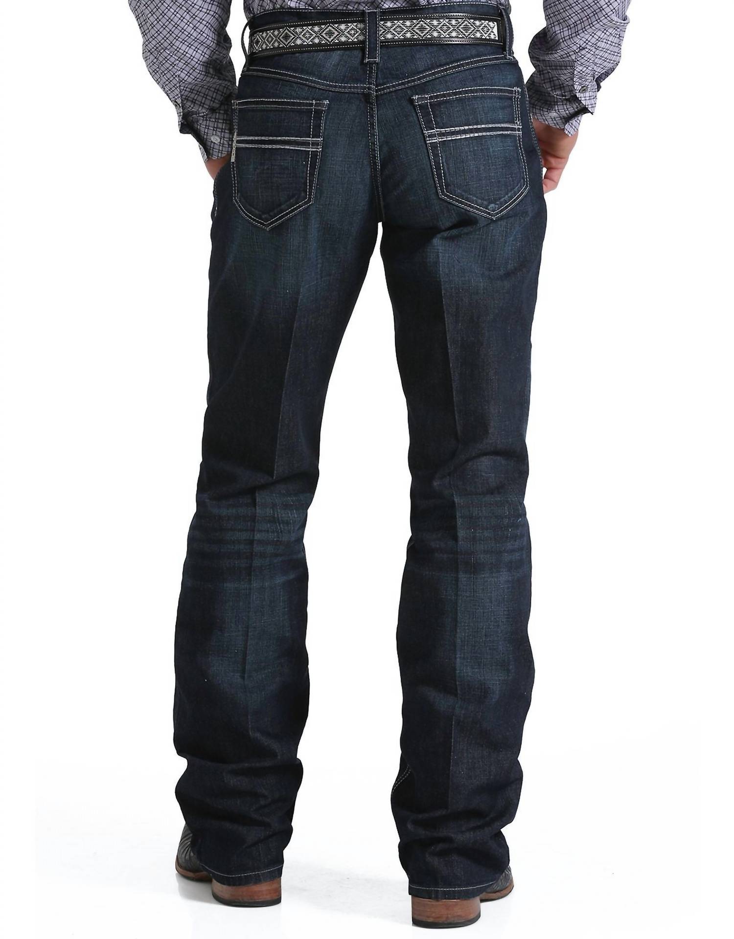 Cinch - Men's Performance Mid Rise Relaxed Fit Boot Cut Jeans