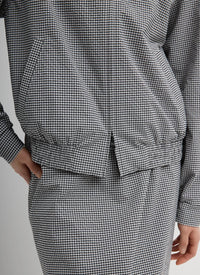 Tibi - Tech Gingham Track Jacket