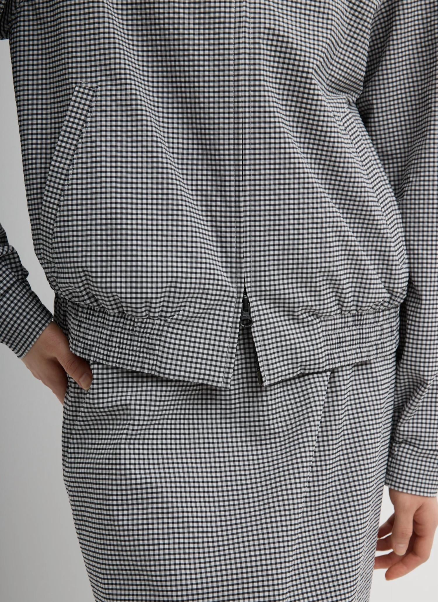 Tibi - Tech Gingham Track Jacket