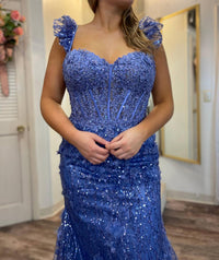 Sherri Hill - Lace Up Back Dress