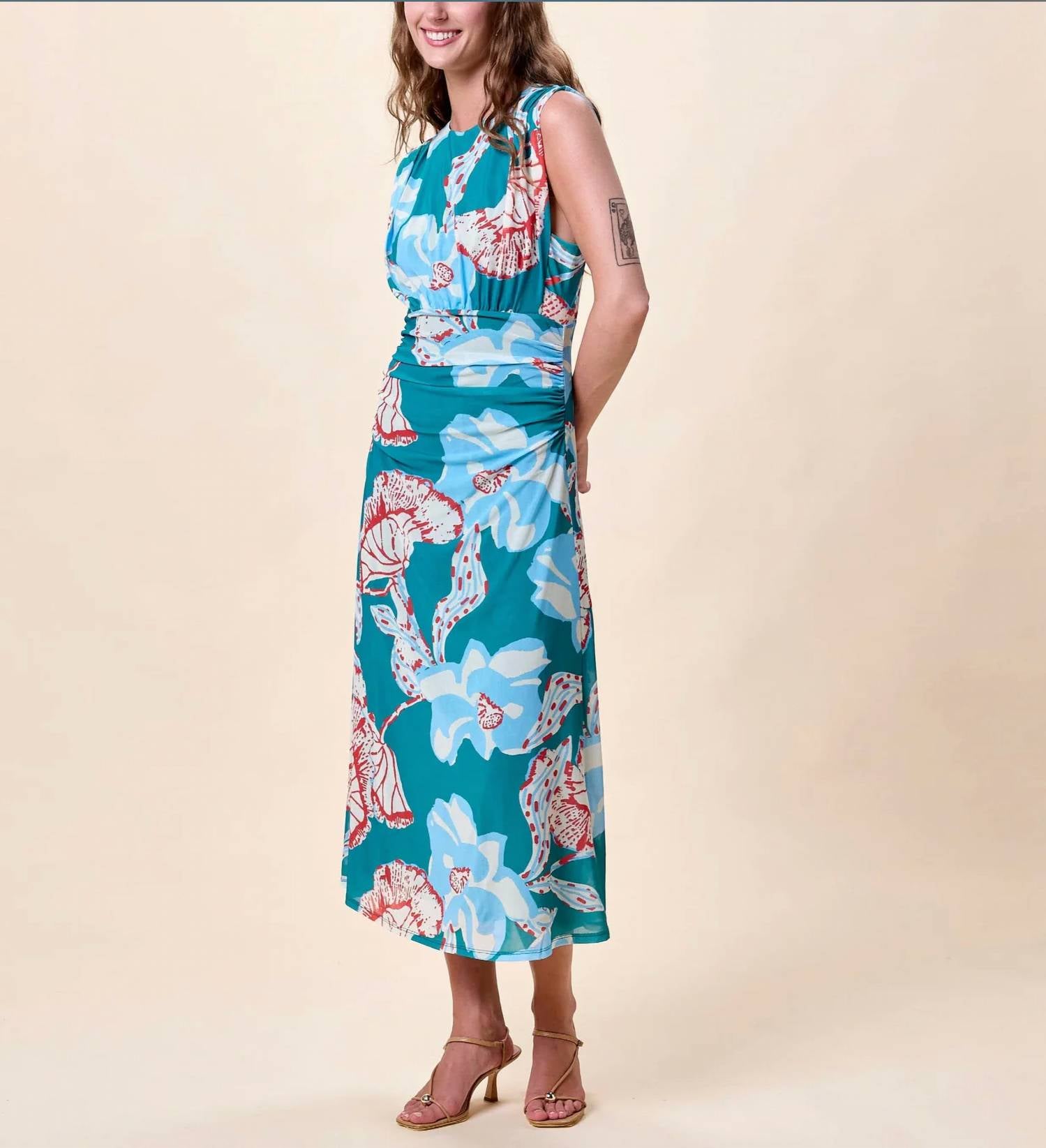 Cleobella - Joelle Vibrant Floral Midi Dress