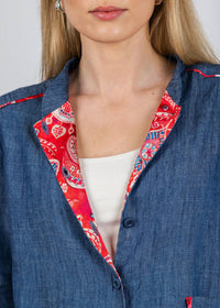 Aldo Martins - Janice Denim Button Front Jacket