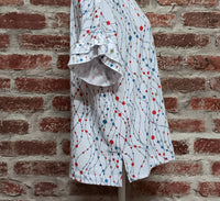 Multiples - Dotted Flounce Sleeve Top