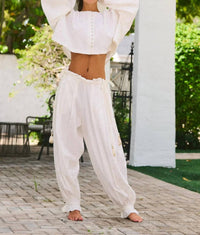 Coniglio - Embellished Royal Blouse