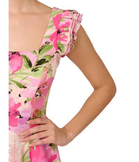 Adrianna Papell - Printed Midi Dress
