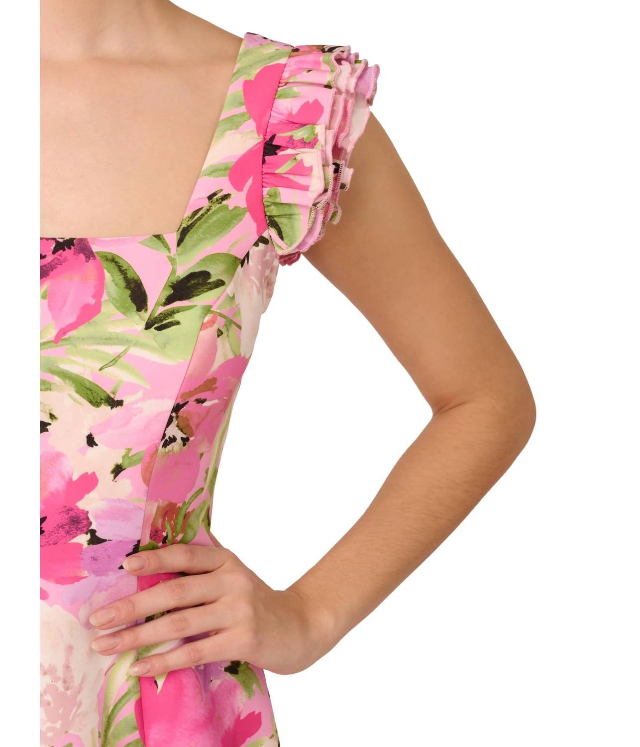 Adrianna Papell - Printed Midi Dress