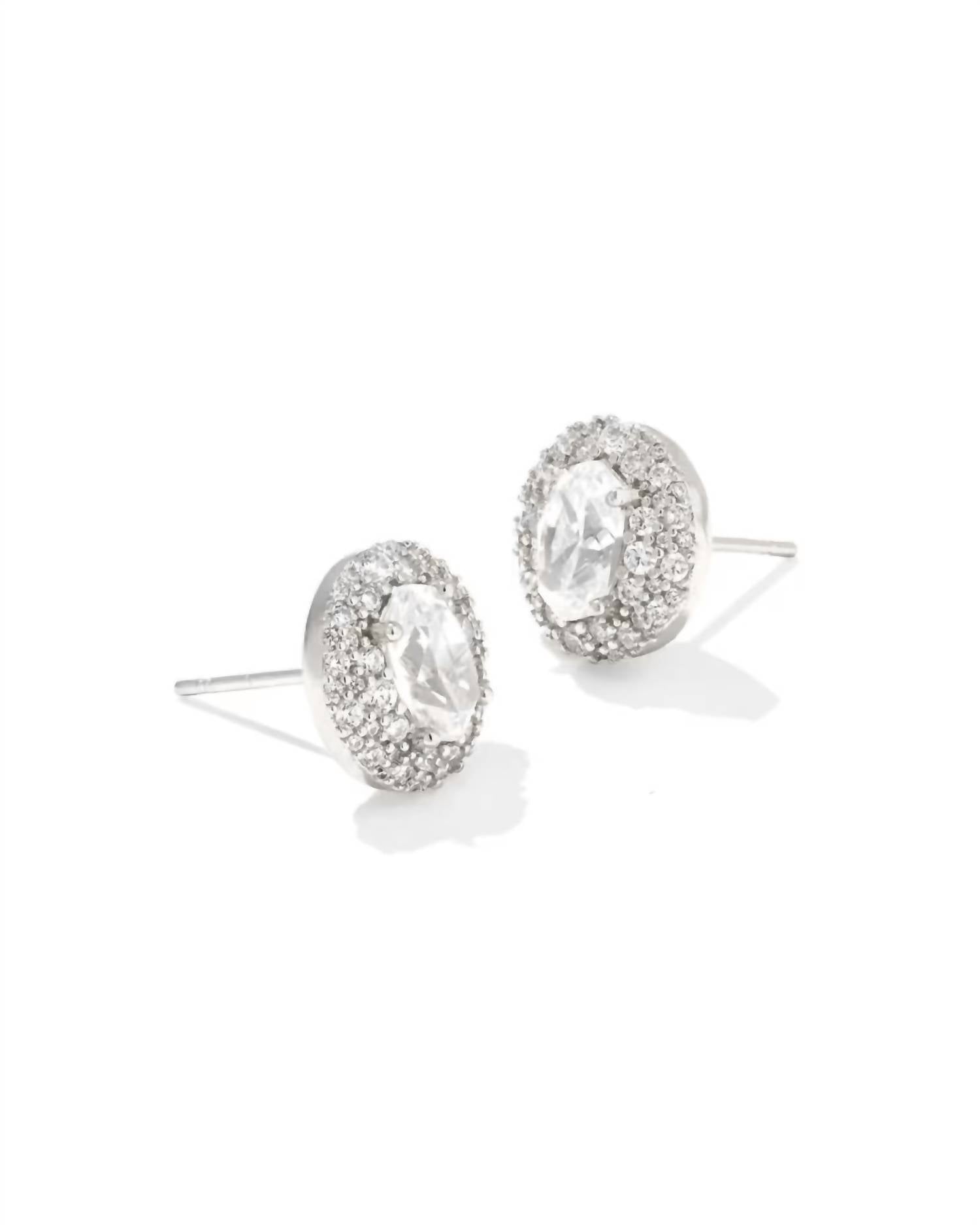 Kendra Scott Women's Bella Stud Earrings in silver - women's jewelry