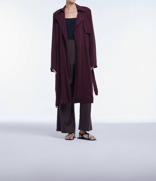 Dāl The Label - Flowy Lapel Trench Coat