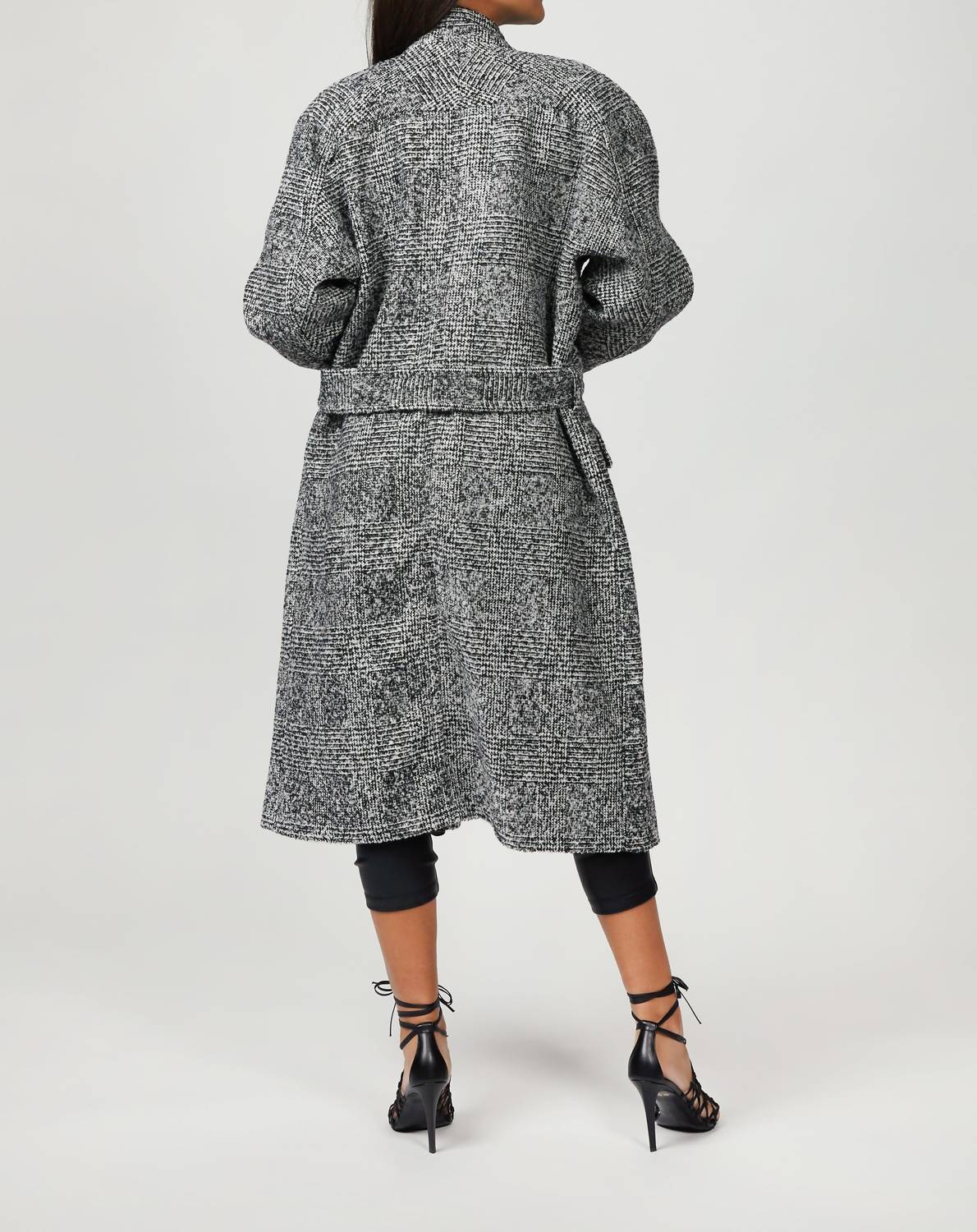 WOOL COAT WITH HIGH NECK