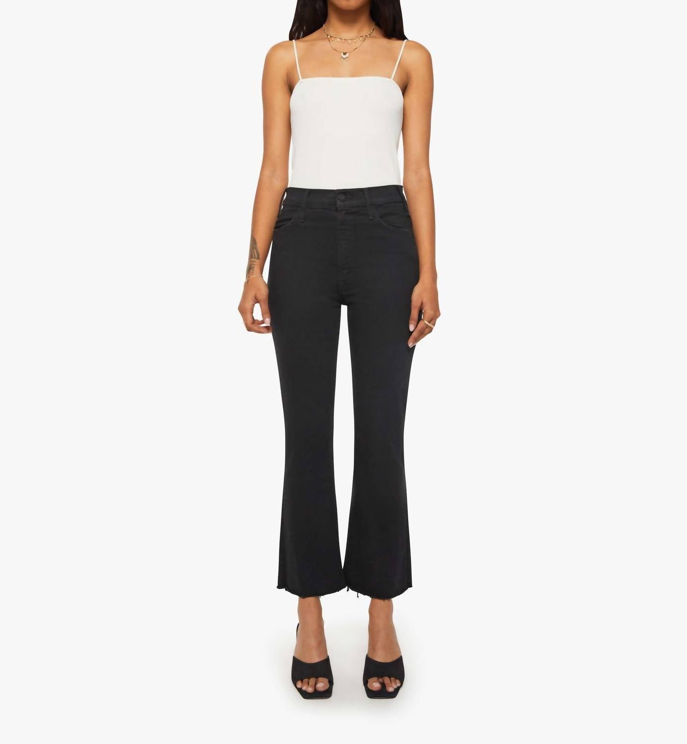 Mother - Lil Hustler Ankle Fray Jeans