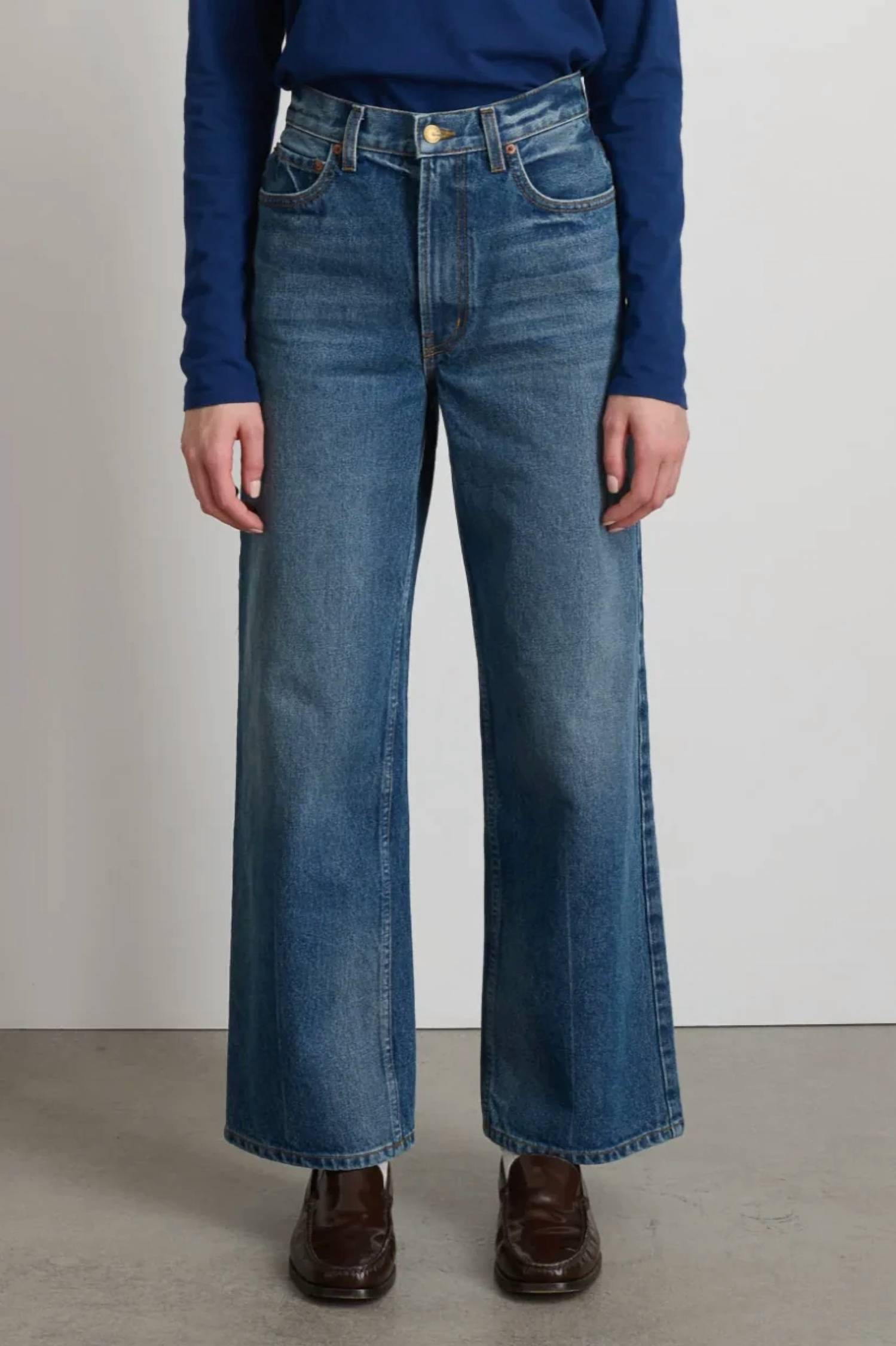B Sides - Elissa High Wide Leg Jeans