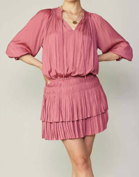 Current Air - Andrea Pleated Mini Dress
