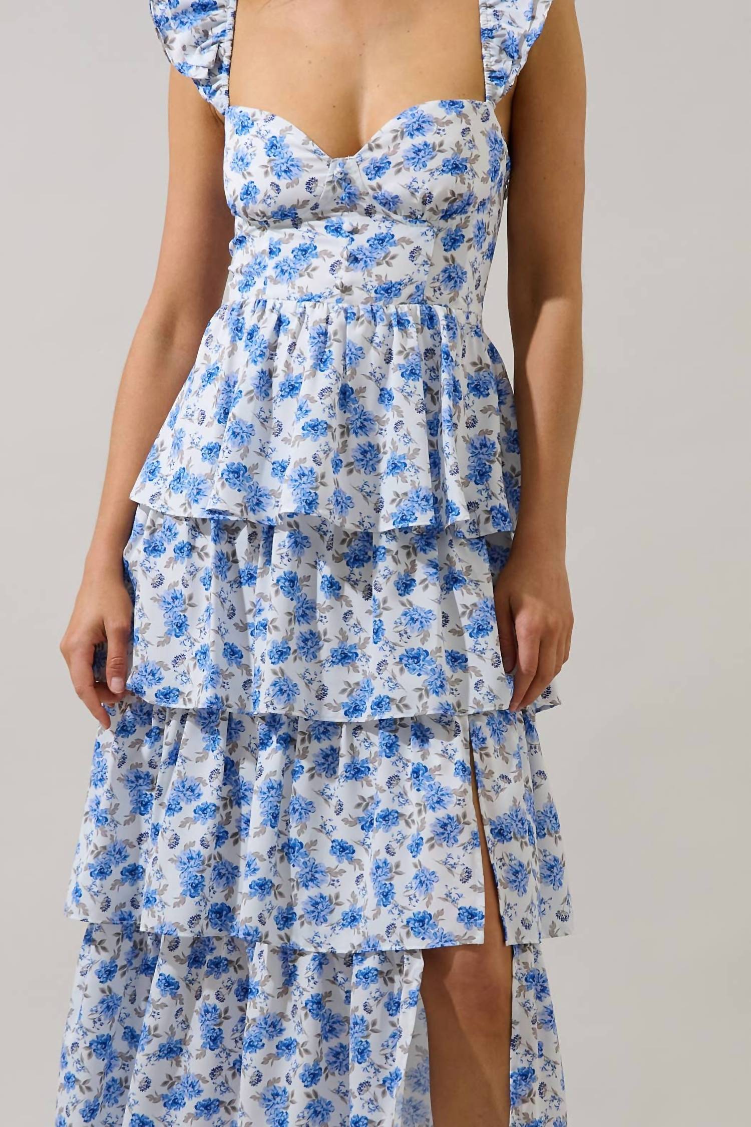 Sugarlips - Covina Tiered Midi Dress