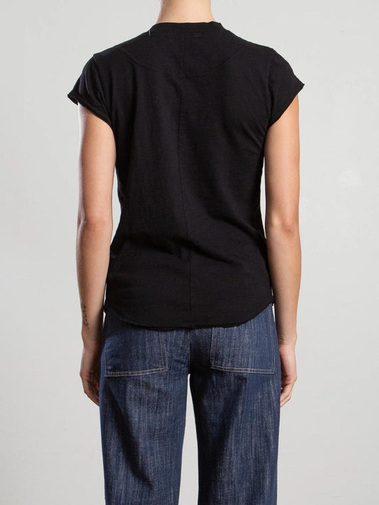 Pharaoh - Sal Henley In Supima Slub Top