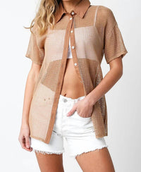 Olivaceous - Brielle Short Sleeves Top