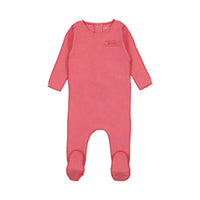 Bee And Dee - Baby's Classic Ribbed Footie & Bonnet Set