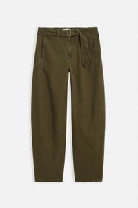 ALEX MILL 9th Street Pant in military olive - women's pants - alternate view