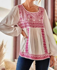 Savanna Jane - Delicate Detailed Embroidery Top