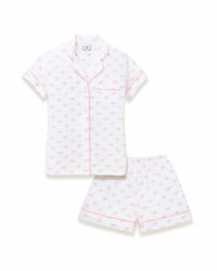 Petite Plume - Blushing Bows Pima Cotton Short Set