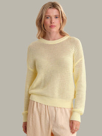 525 America - Iris Cotton Open Stitch Sweater