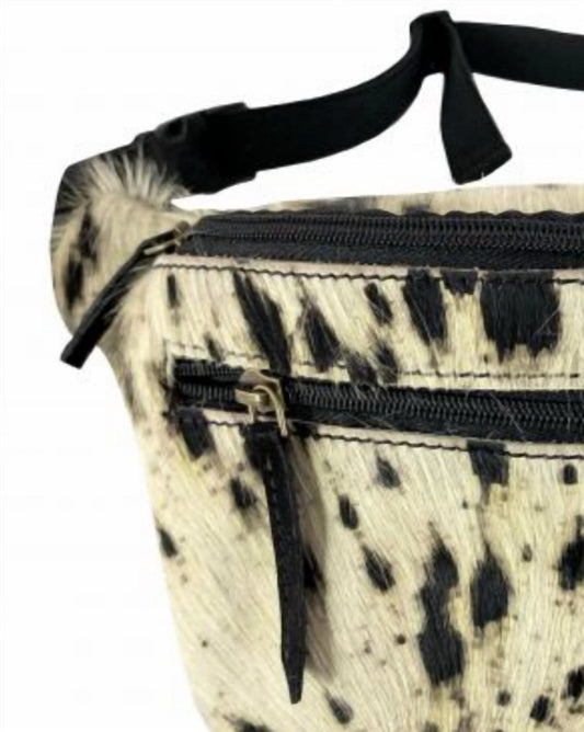 Showman - Women's Hair On Cowhide Design Hip Pack Bag