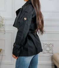 Surelymine - Mid Length Trench Coat Jacket