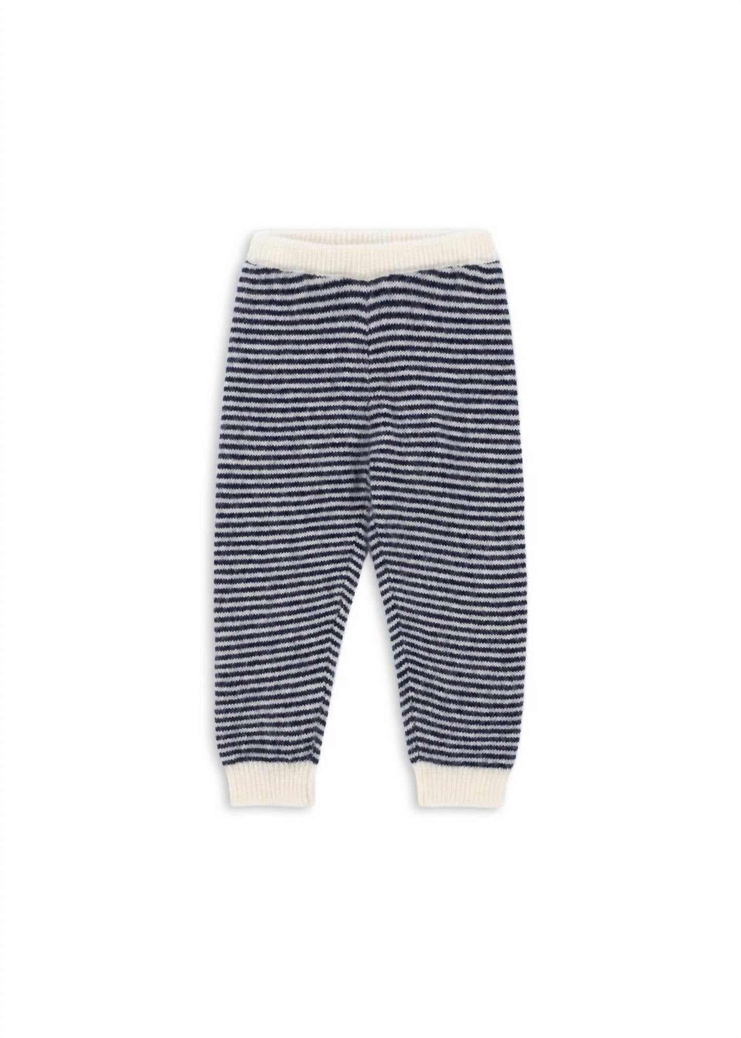 Konges Sløjd Kids' Berle Knit Pants in blue butter - kids' joggers