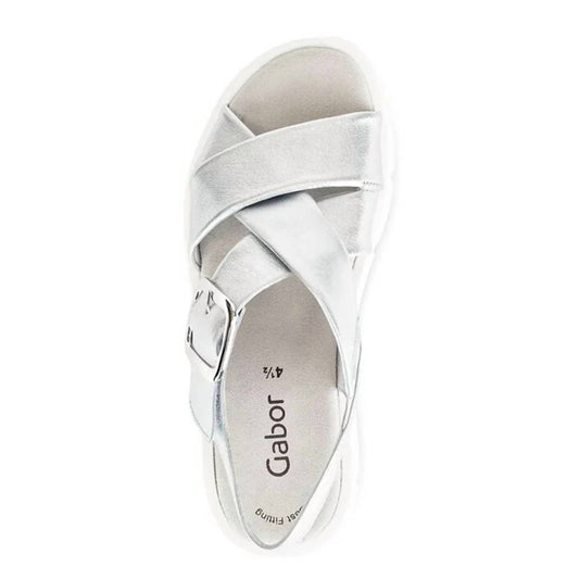 Gabor - Women Crossover Slingback Wedge Sandal