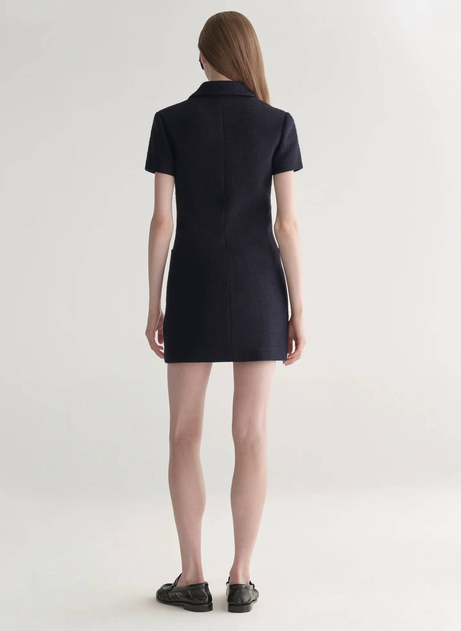 A.L.C. - Marcie Cotton Boucle Mini Dress