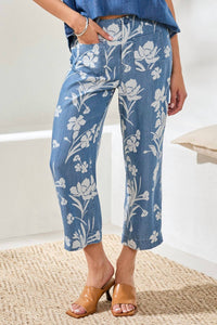 Tribal - FLOWY WIDE CROP PANT