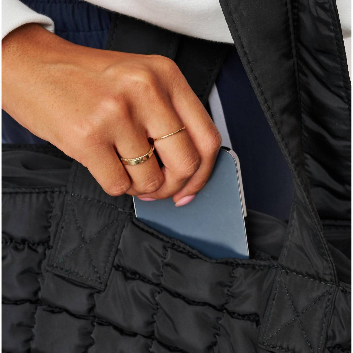 Sol And Selene - Women's Dreamer Quilted Puffer Tote Bag