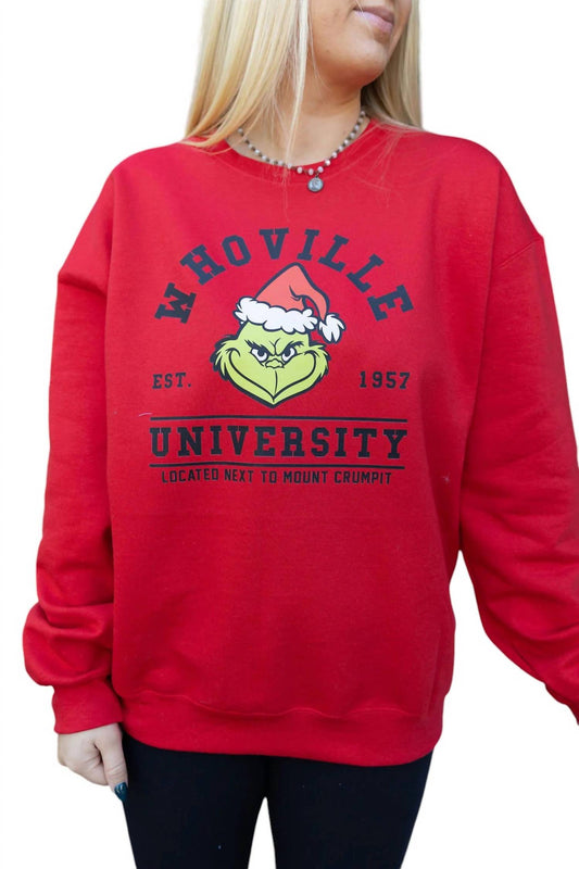 Oat Collective - Whoville University Crewneck Sweatshirt