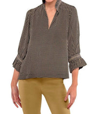 Gretchen Scott - Ruffleneck Tunic Top