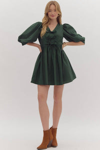 Entro - Bow Front Mini Dress