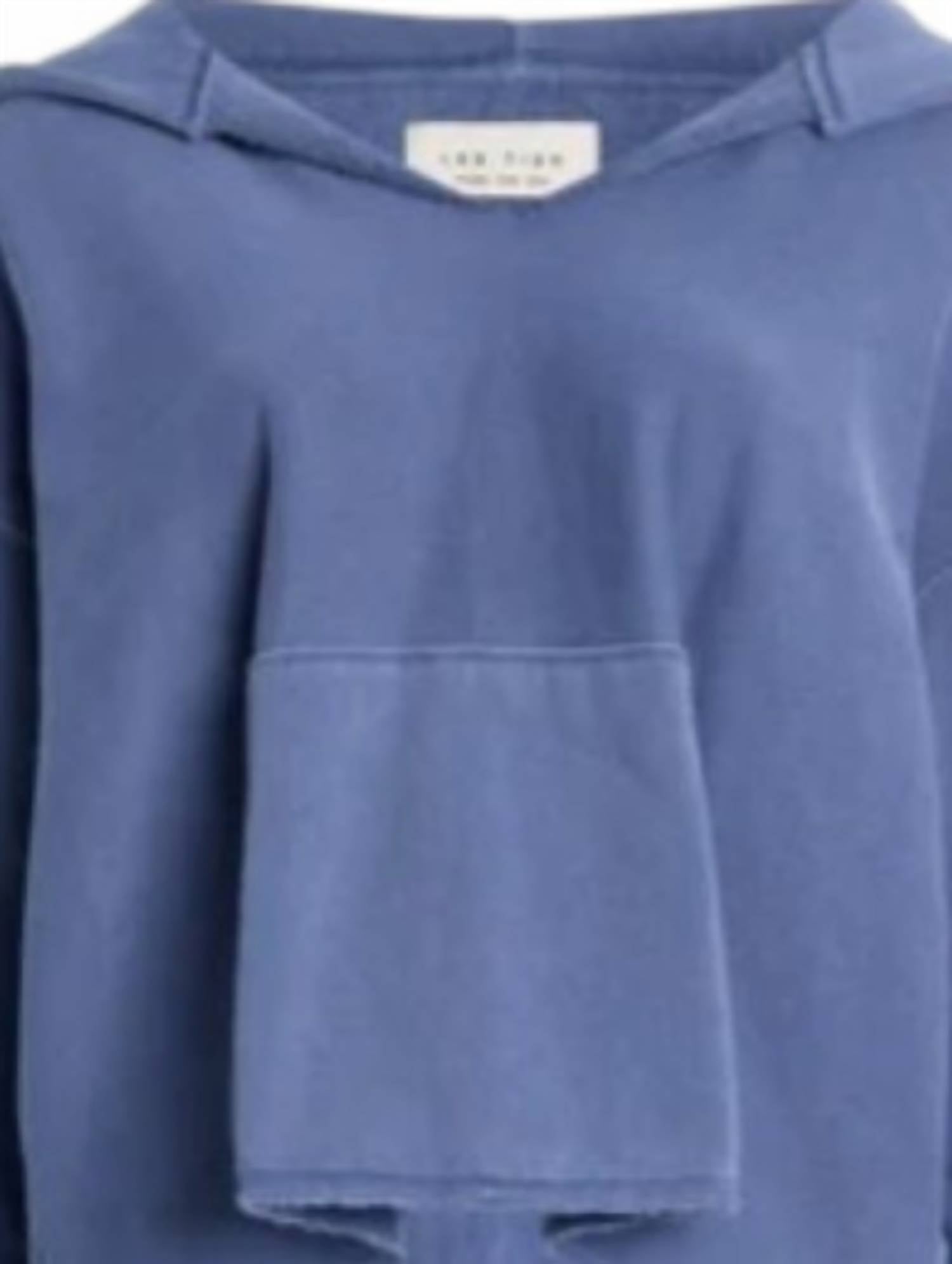 Les Tien - Women's Rachel Raw Crop Hoodie