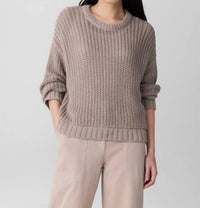 Eileen Fisher - Organic Cotton Cord Knit Sweater
