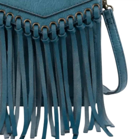 Ampere Creations - Scarlet Fringe PhoneCase Crossbody Bag