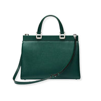 Gucci - Women's Zumi Grainy Leather Medium Top Handle Bag