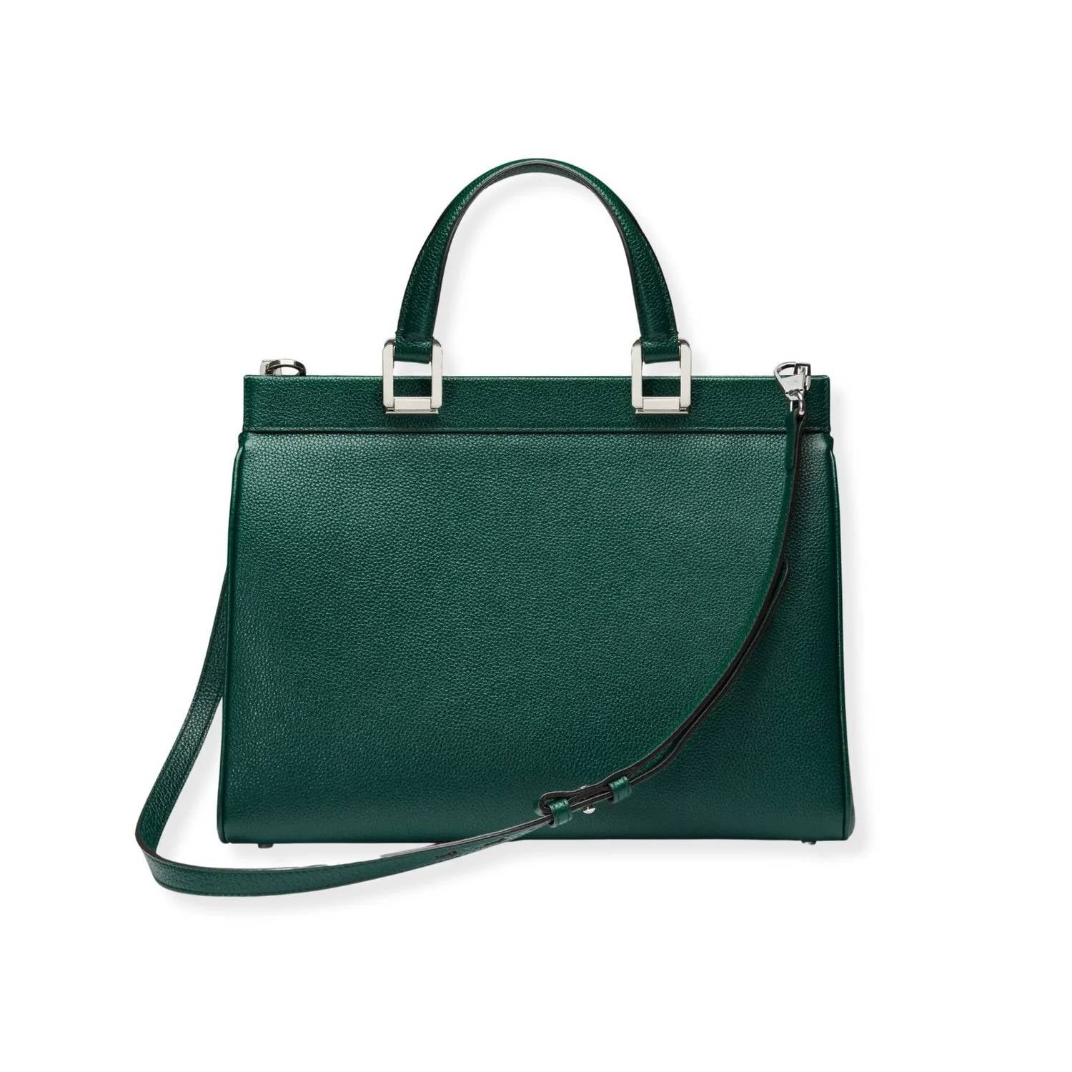 Gucci - Women's Zumi Grainy Leather Medium Top Handle Bag