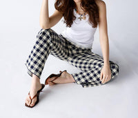 Lucy Paris - GINGHAM GETAWAY PANTS