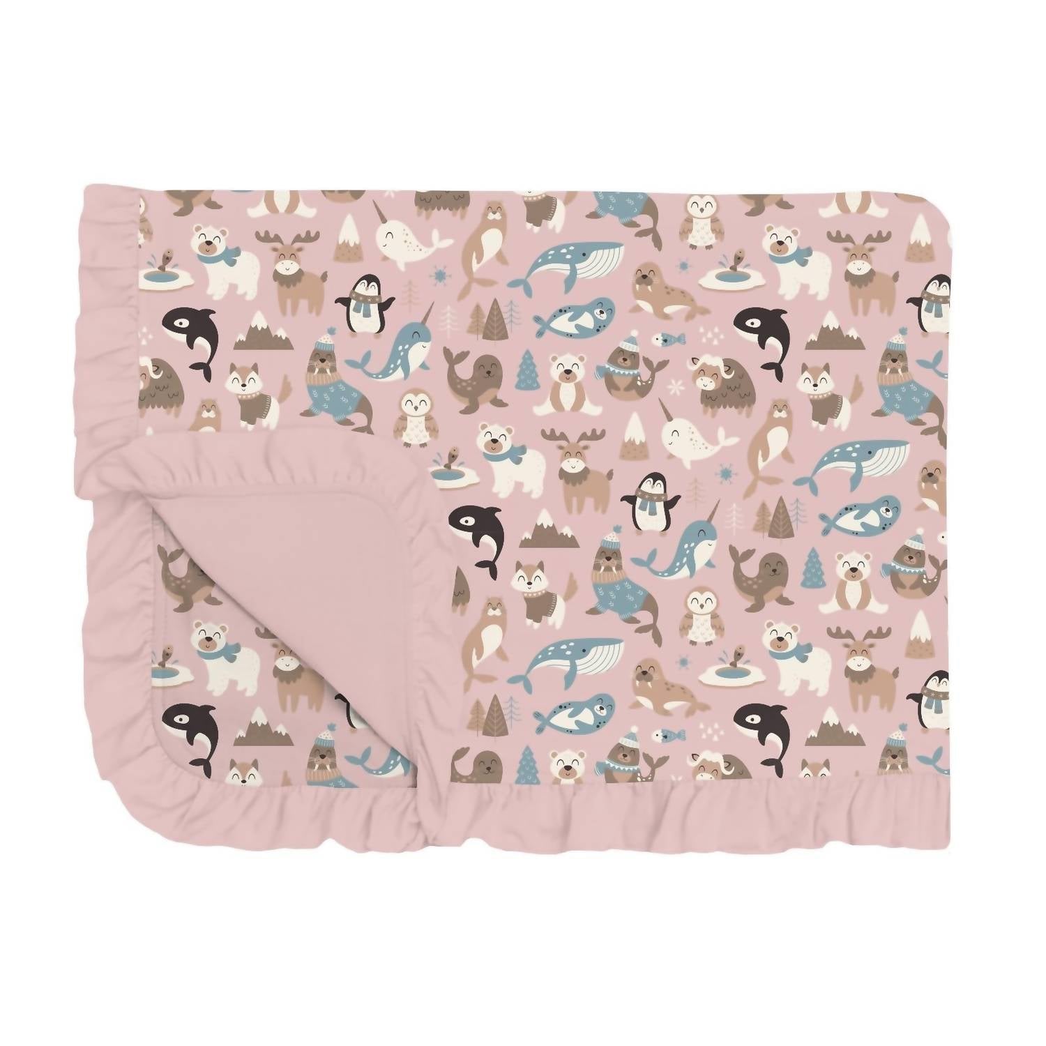 Kickee - Toddler Kid's Ruffle Blanket