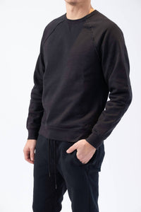 Frame - Long Sleeve Raw Edge Service Crewneck Top