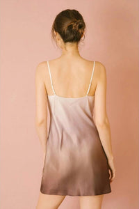 Storia - Ombré Satin Mini Dress