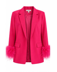 Better Be - Women's Feather At Wrist Blazer